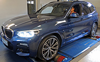 BMW G01 X3 30d teljesítménymérés